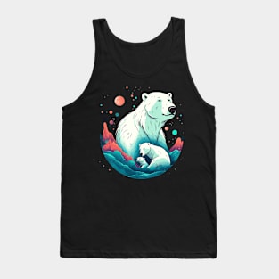 Polar Bear Fathers Day Tank Top